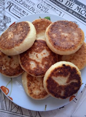 Сырники с кунжутной мукой