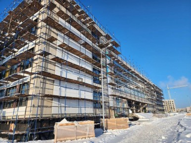 Школа в селе Бокино готова на 65%