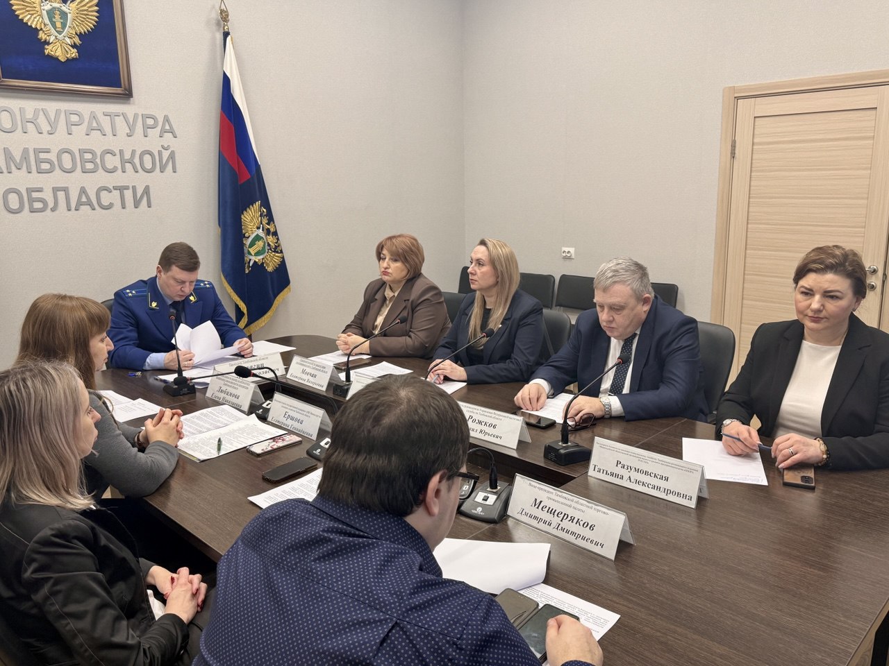 Сегодня в региональной прокуратуре состоялась встреча прокурора Тамбовской области Андрея Кулагина с представителями бизнес-сообщества Сегодня в региональной прокуратуре состоялась встреча прокурора Тамбовской области Андрея Кулагина с представителями бизнес-сообщества