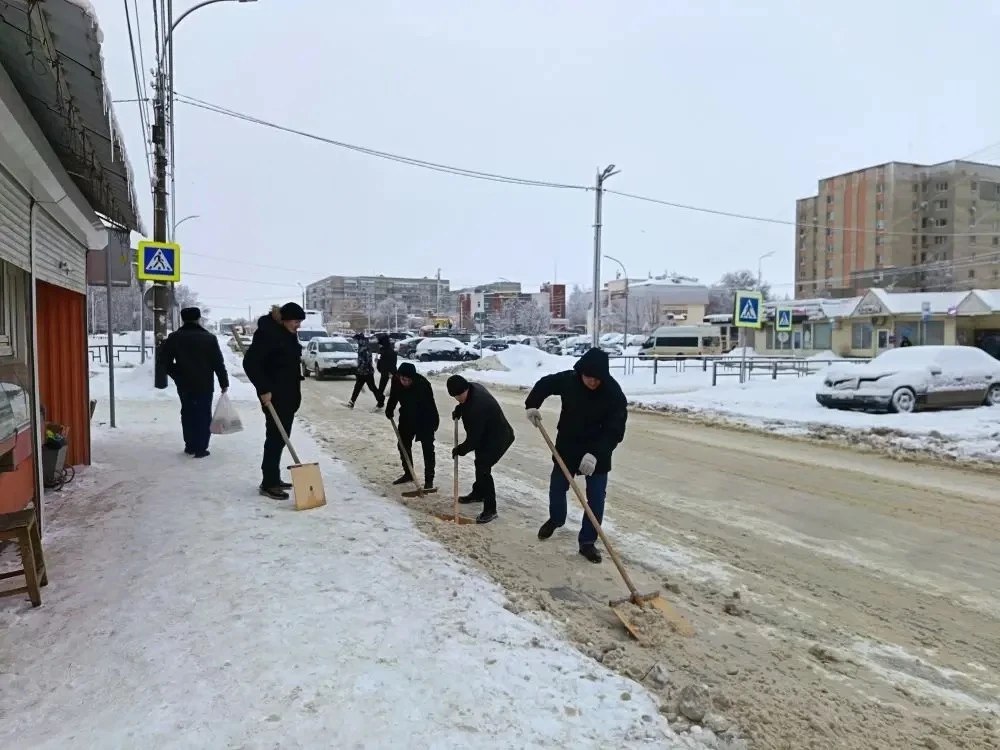 Накануне Тамбов накрыл сильный снегопад, который продолжится вночь