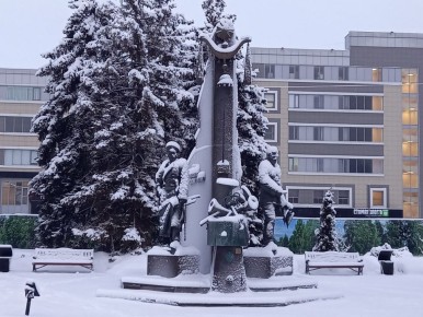 Доброе утро, Тамбов!. Сегодня по прогнозу синоптиков будет облачно, ожидается снег, днем до 6 градусов мороза