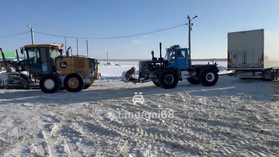 Причина сегодняшнего затора на трассе Р-22 «Каспий» в районе 462 км