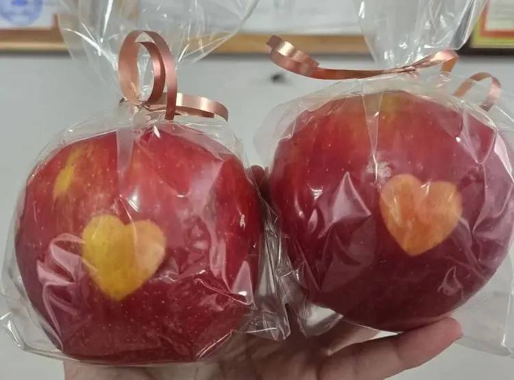 В тамбовском сельскохозяйственном предприятии «Агро-Т» в 2025 году впервые провели эксперимент по выращиванию уникальных яблок с естественным окрасом на плодах в виде сердца