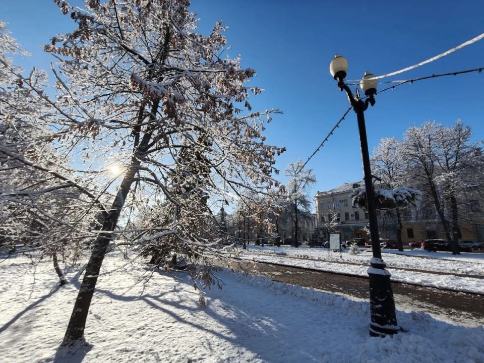 Доброе утро, Тамбов!. Прошедшая ночь выдалась довольно морозной