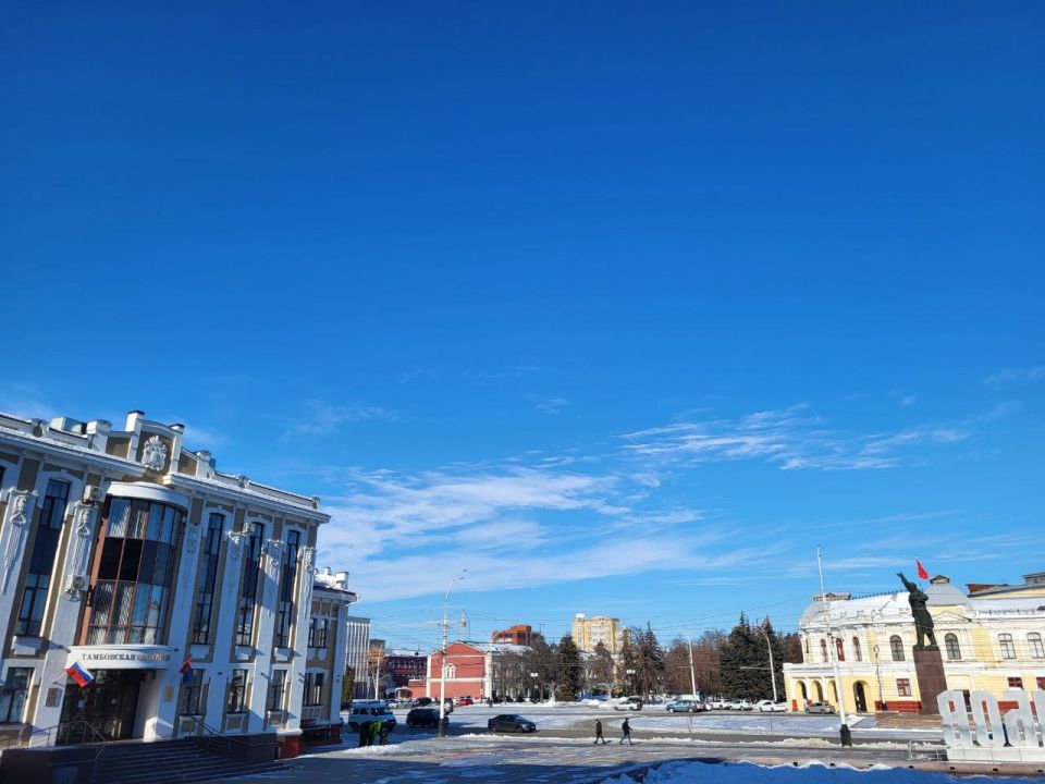 Доброе утро, Тамбов!. Четверг будет отмечен незначительными морозами — 7-9 градусов и облачной погодой