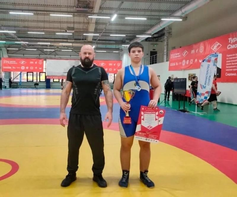 Юный тамбовчанин стал призёром первенства ЦФО по греко-римской борьбе