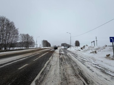 В Умёте столкнулись два авто: есть пострадавшая