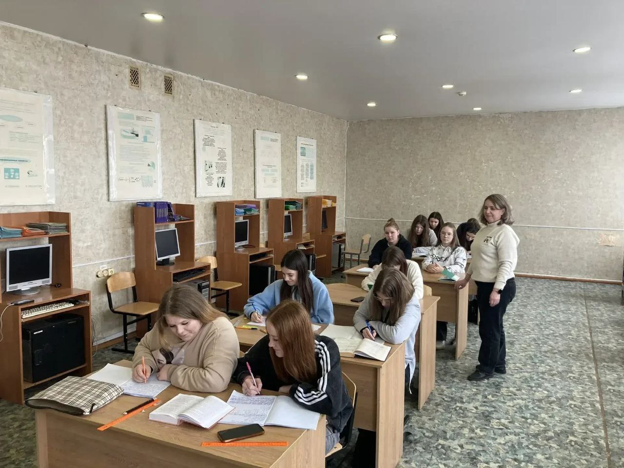 В мичуринском колледже, пострадавшем от атаки БПЛА, восстановили учебный процесс