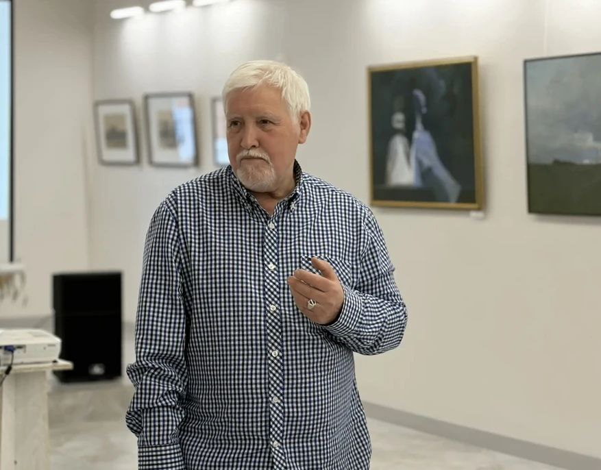 В детской художественной школе №1 открылась выставка Бориса Ткачева «Свой взгляд»