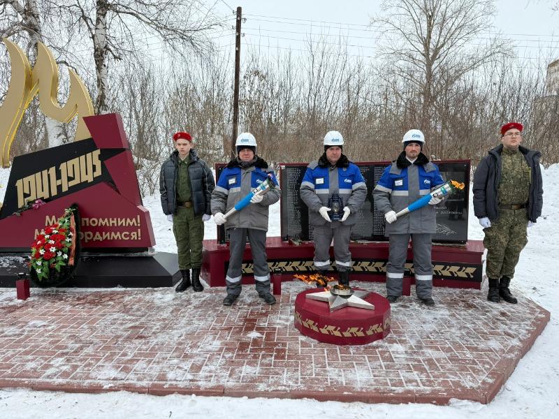 В ржаксинском посёлке газифицировали мемориал «Вечный огонь»