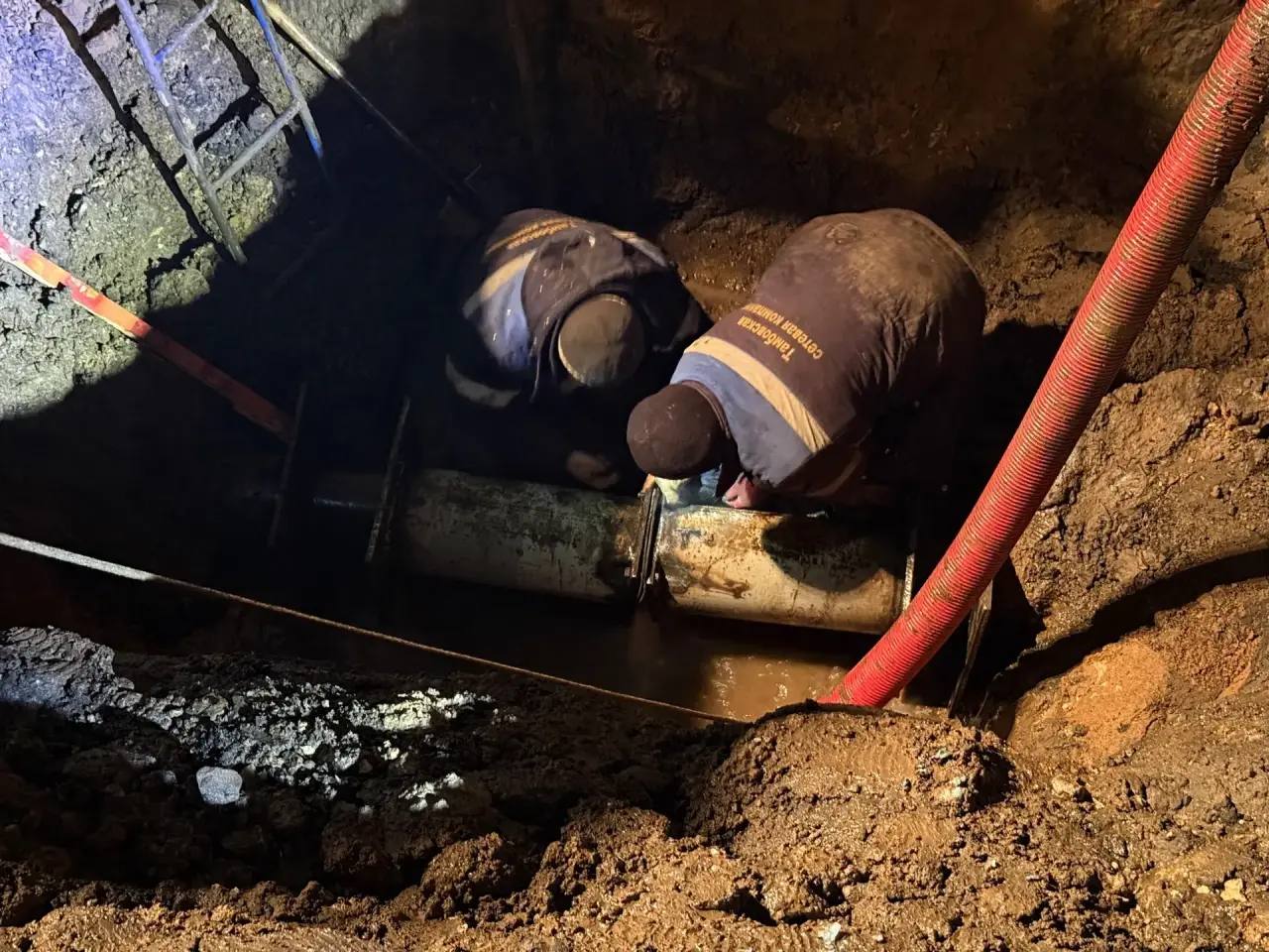 В Рассказове из-за порыва трубы временно отключили воду и отопление на трёх улицах