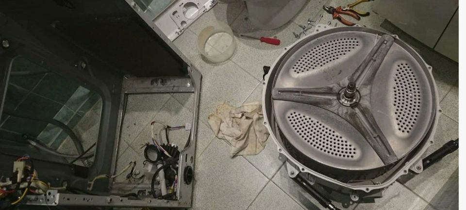 Пошаговое руководство по разборке барабана стиральной машины