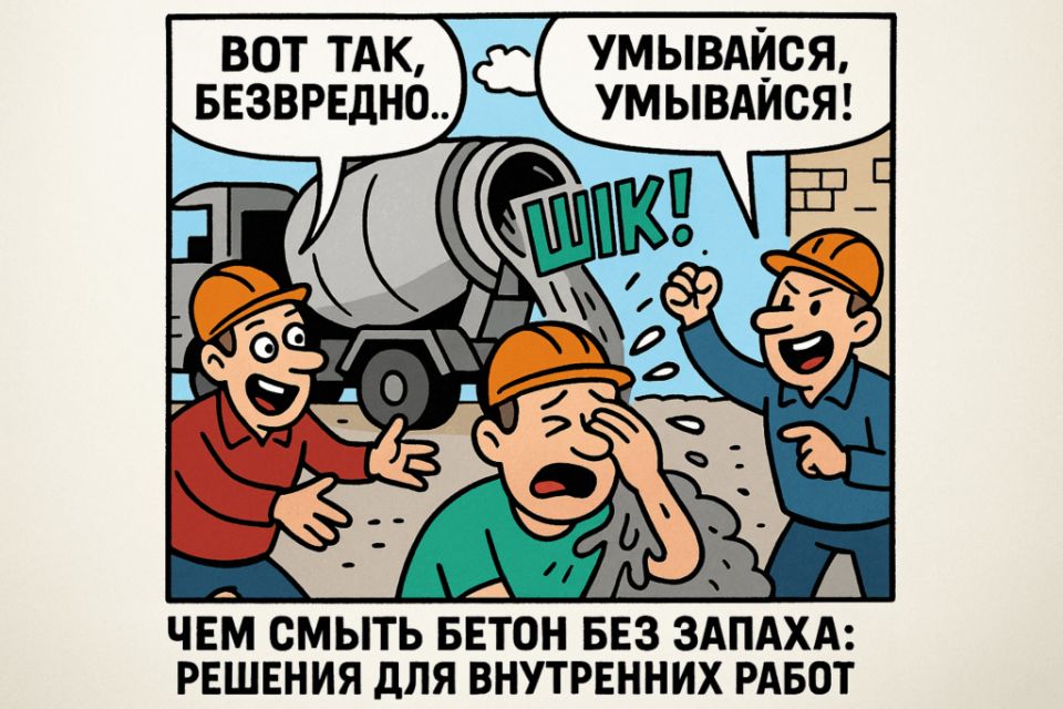 Безопасная уборка бетона: как избавиться от загрязнений без запаха