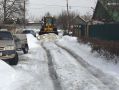 В Тамбове продолжают освобождать дороги частного сектора, межквартальные и междворовые проезды, дворы от снега и колейности