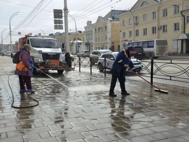 В Тамбове началась весенняя «генеральная уборка»