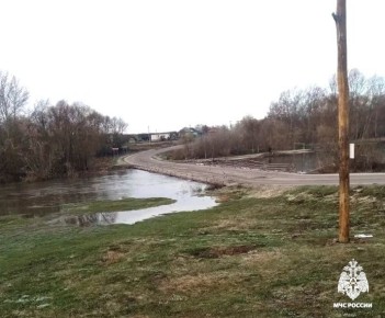 В Ржаксинском округе зафиксирован подъём воды в реке Ворона