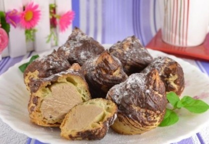 Вкусные профитроли с кофейным кремом: просто и irresistibly