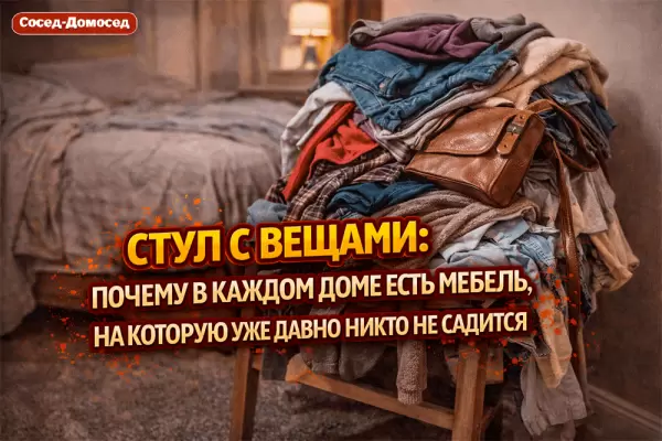 Стул с вещами: почему в каждом доме есть мебель, ставшая жертвой нашей повседневности