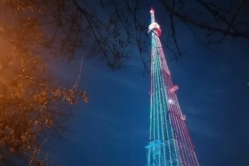 Праздничная подсветка ко Дню радио украсит тамбовскую телебашню 7 мая