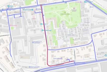 В Тамбове почти на месяц запретят движение транспорта по улице Фабричной