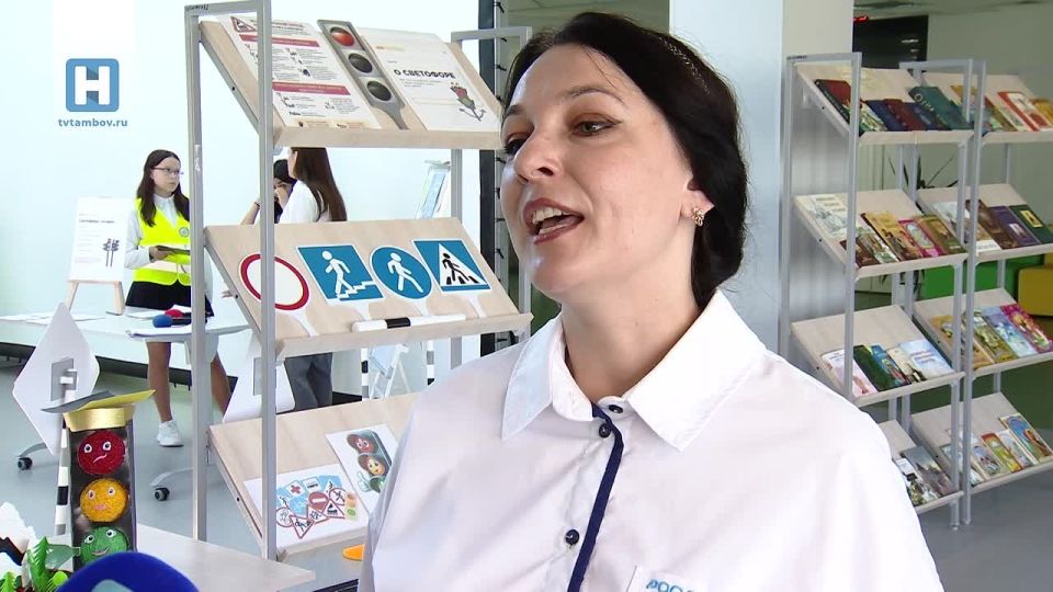 В Тамбовской области для школьников провели единый областной урок по соблюдению ПДД