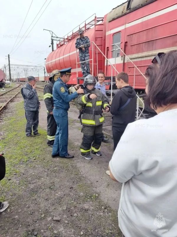 О пожарном поезде для Первомайских школьников О пожарном поезде для Первомайских школьников