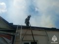 Сотрудники МЧС России ликвидируют возгорание в Тамбове