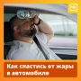 Автолюбителям дали рекомендации, как спастись от жары в машине