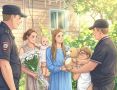 Крепкий тыл — надежная служба: в Мичуринске полицейскую семью поздравили с Днем семьи, любви и верности