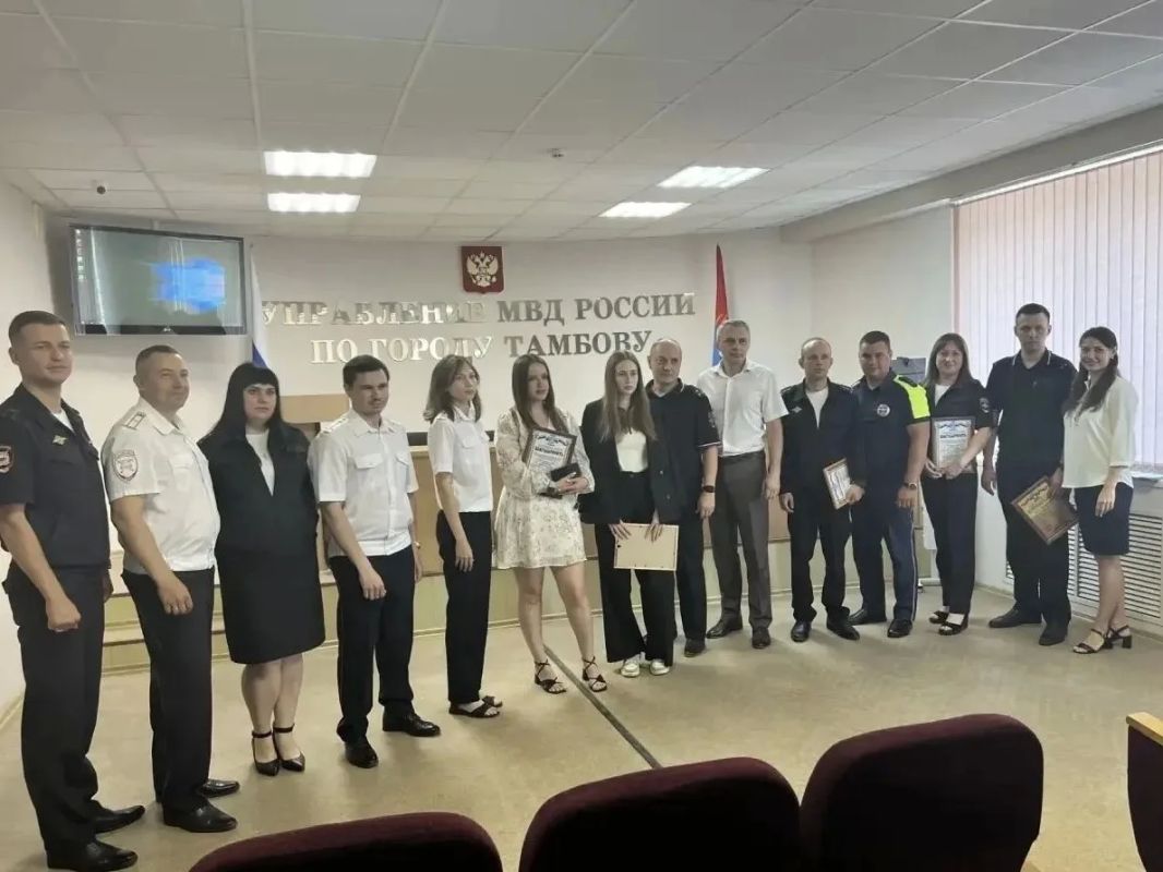 03 июля 2026 года в УМВД России по г.Тамбову прошло торжественное мероприятие, посвященное Дню образования службы ГАИ-ГИБДД