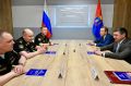 Евгений Первышов: Встретился с делегацией большой атомной подводной лодки "Тамбов" во главе с её командиром, капитаном I ранга Александром Правдиным