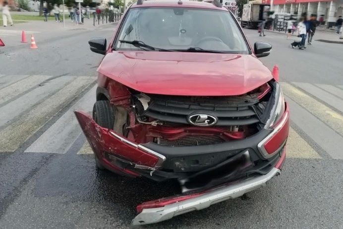 Девушка попала в больницу после столкновения легковушек в Тамбове