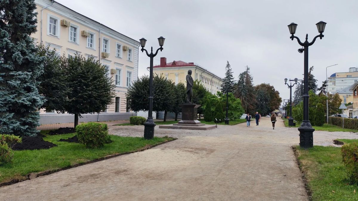 В Тамбове продолжается преображение исторического центра В Тамбове продолжается преображение исторического центра