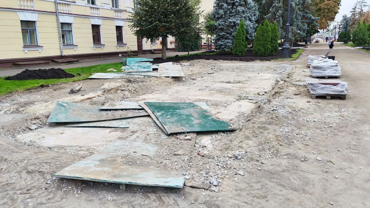 В Тамбове продолжается преображение исторического центра В Тамбове продолжается преображение исторического центра