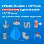Систему водоснабжения активно модернизируют в России