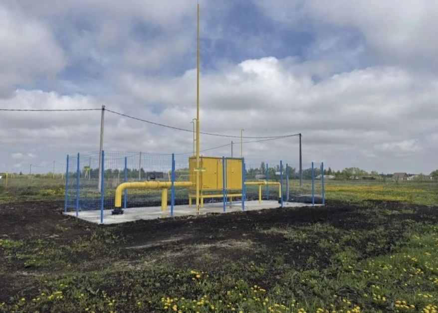В деревне Малиновка 1-я под Тамбовом запустили газ и подключили первого абонента!