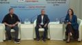 Участниками брифинга в медиацентре Единого дня голосования стали депутат Тамбовской городской Думы Александр Асеев и член высшего совета ЛДПР Никита Березин