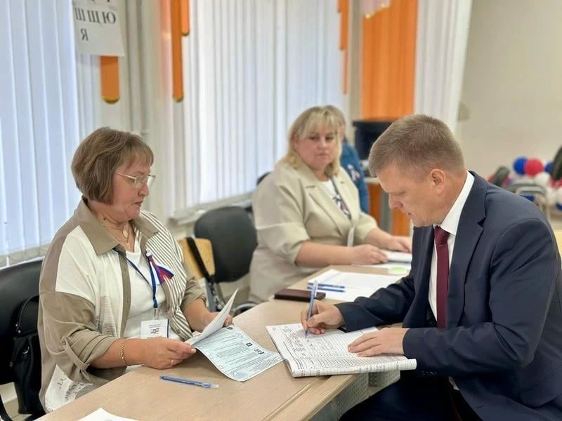 Главы муниципалитетов Тамбовщины голосуют на выборах Главы муниципалитетов Тамбовщины голосуют на выборах