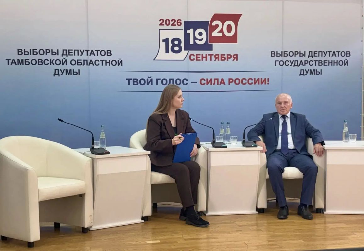 На брифинге в медиацентре выступил председатель Общественной палаты Тамбовской области Николай Байбеков