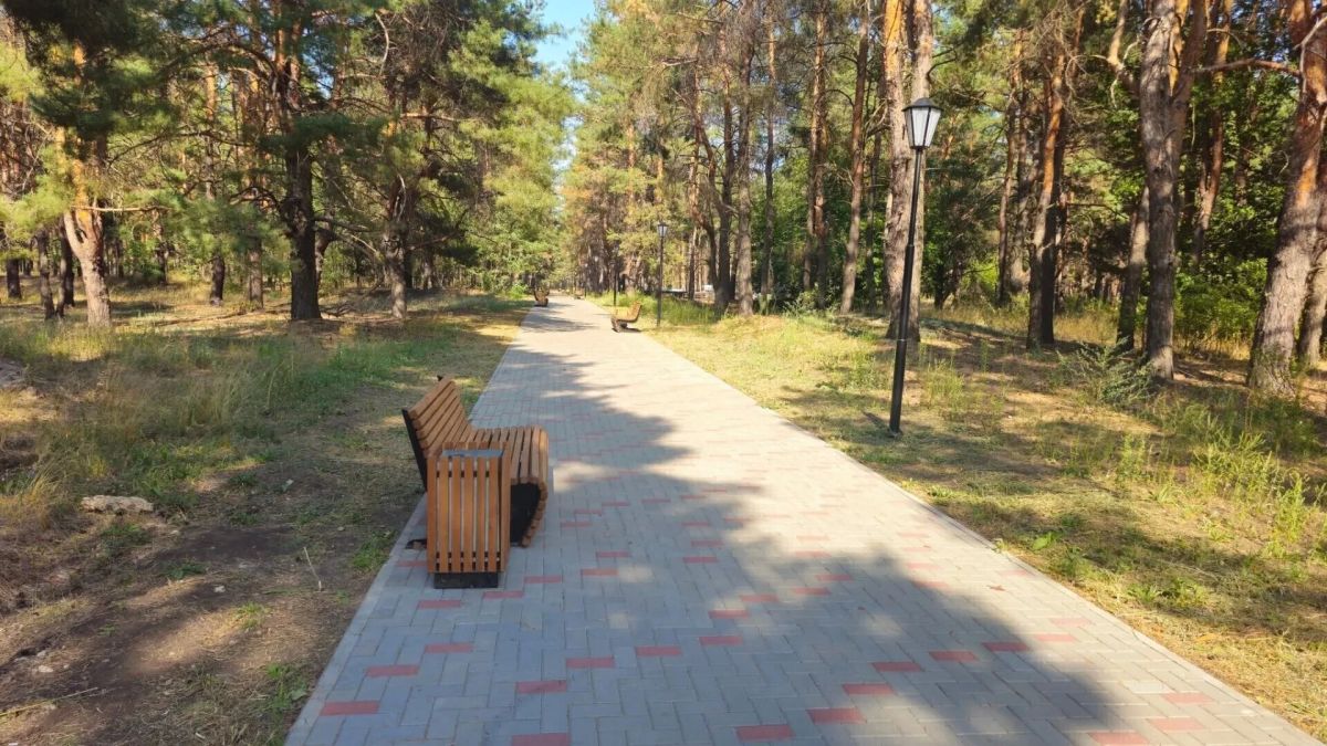 Тамбовская область помогает обновлять Парк дружбы в Новоайдарском округе ЛНР