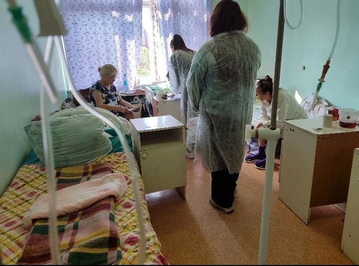 Пациенты больницы Мичуринска проголосовали, не покидая медучреждение