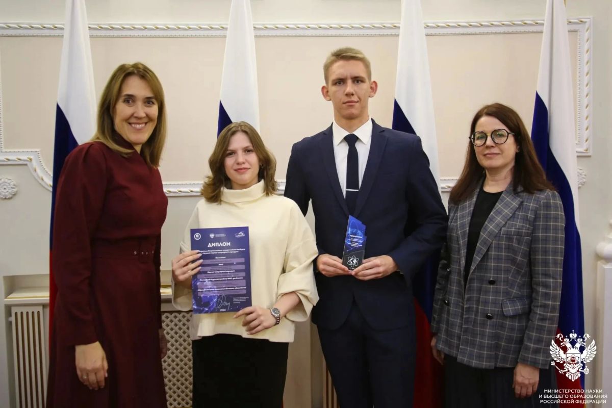 Команда Тамбовского государственного технического университета (ТГТУ) стала победителем Всероссийского конкурса «Лучший научно-популярный маршрут» в номинации «Технологический прорыв»