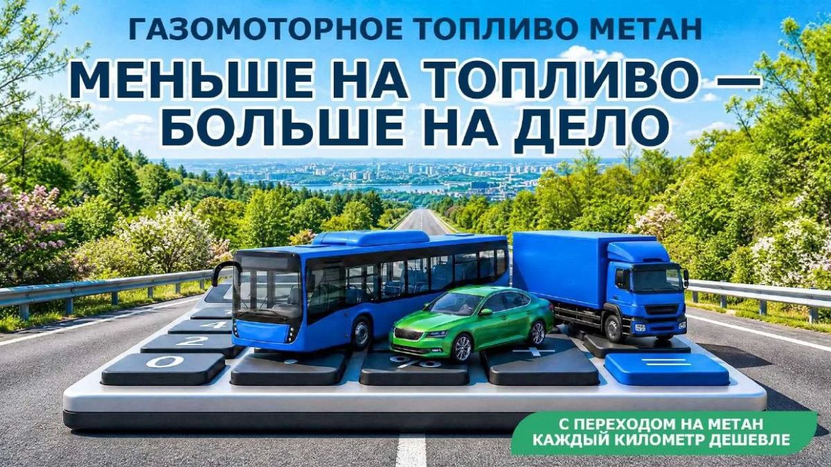 Метан: меньше на топливо — больше на дело