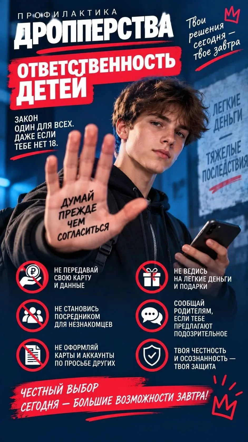 Межведомственная акция «Безопасная карта – предупреди «дропперство» впервые проходит в Тамбовской области с 28 октября по 10 ноября