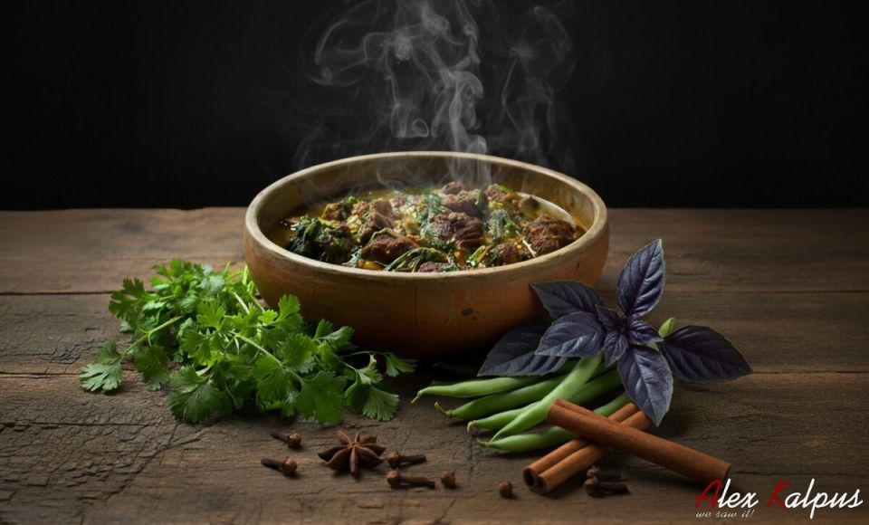 Говядина с зеленым лобио: старая грузинская классика на вашей кухне