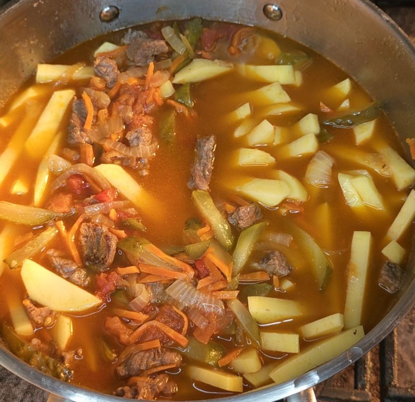 Азу по-Tатарски как простой вкусный семейный обед